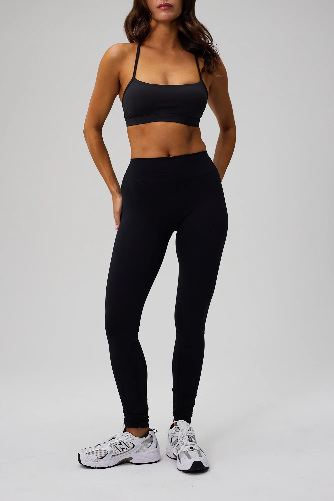 Luna Scrunch Tights - Black - Image 7