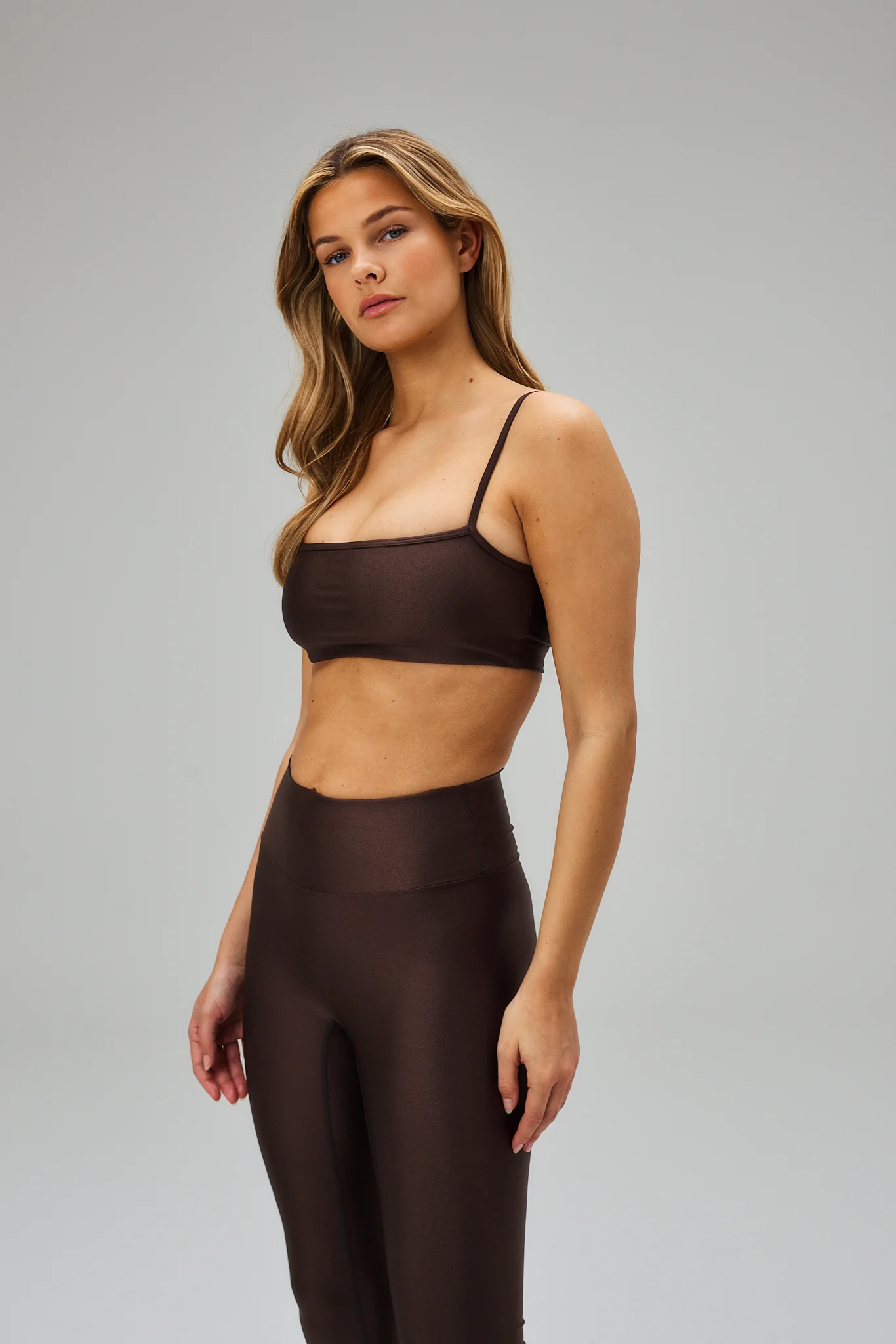 Active Pixi Bra - Glossy Pecan Brown - Image 4