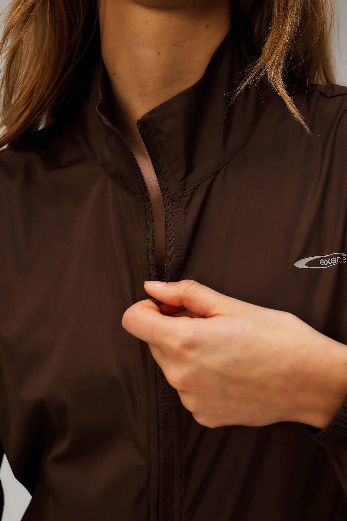 Aero Zip Jacket - Pecan Brown - Image 10