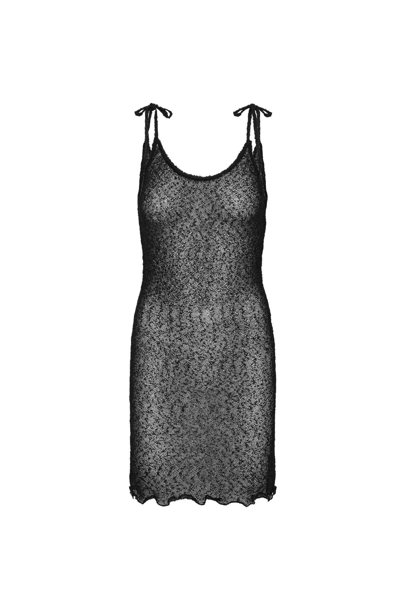 Coastal Knit Dress - Black - Image 8