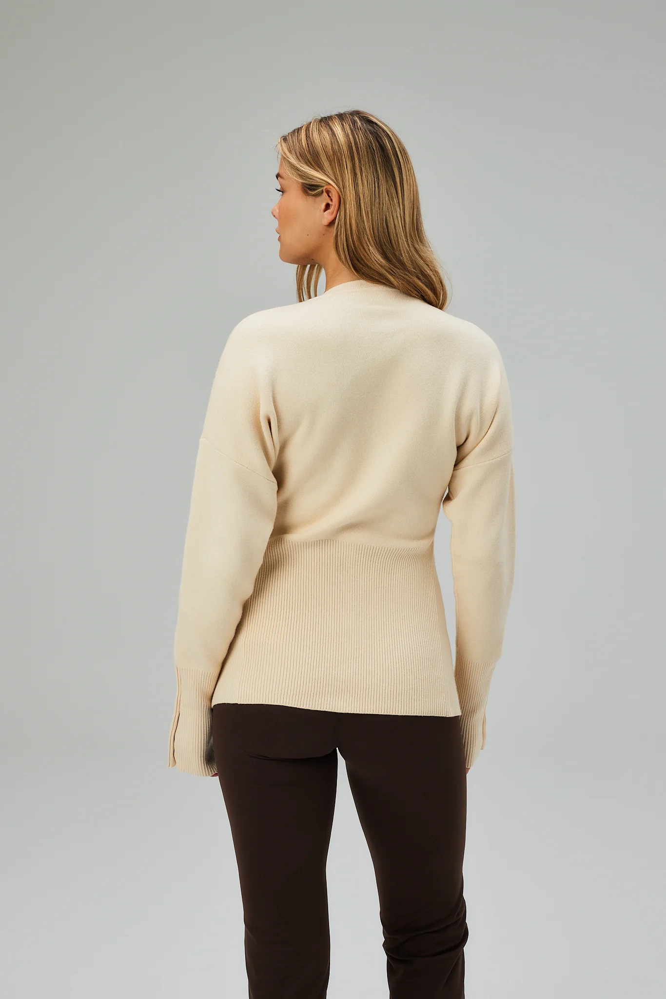 Contour Rib Knit - Off White - Image 4