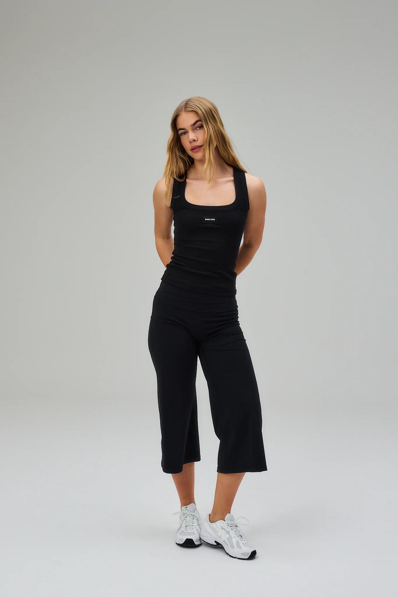 Core Rib Tank Top - Black - Image 6