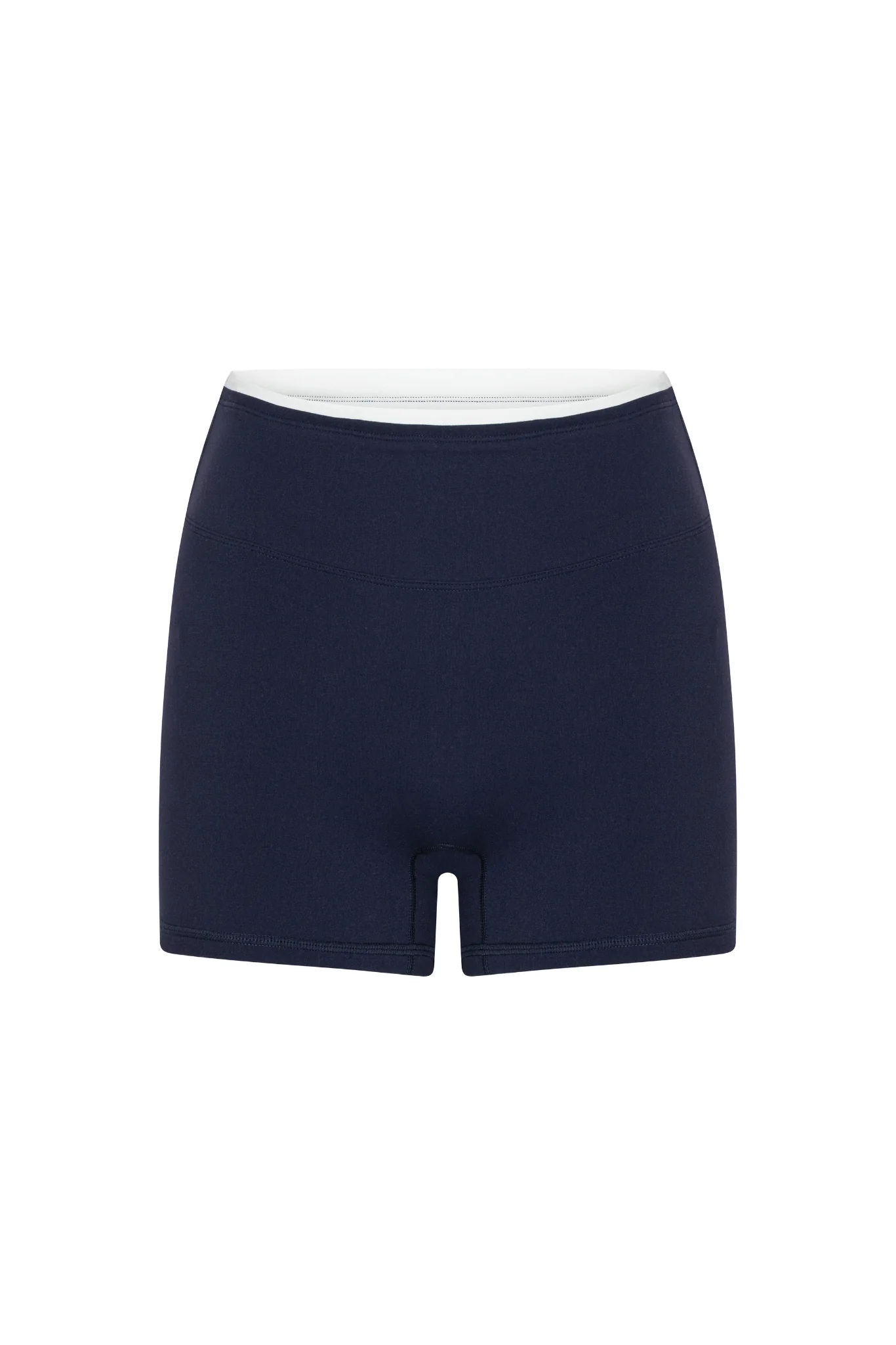 Double Lining Mini Fleek Shorts - Navy - Image 5