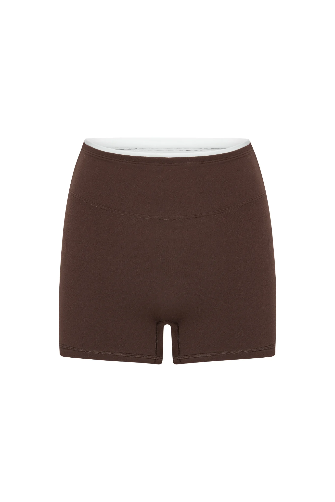 Double Lining Mini Fleek Shorts - Pecan Brown - Image 4