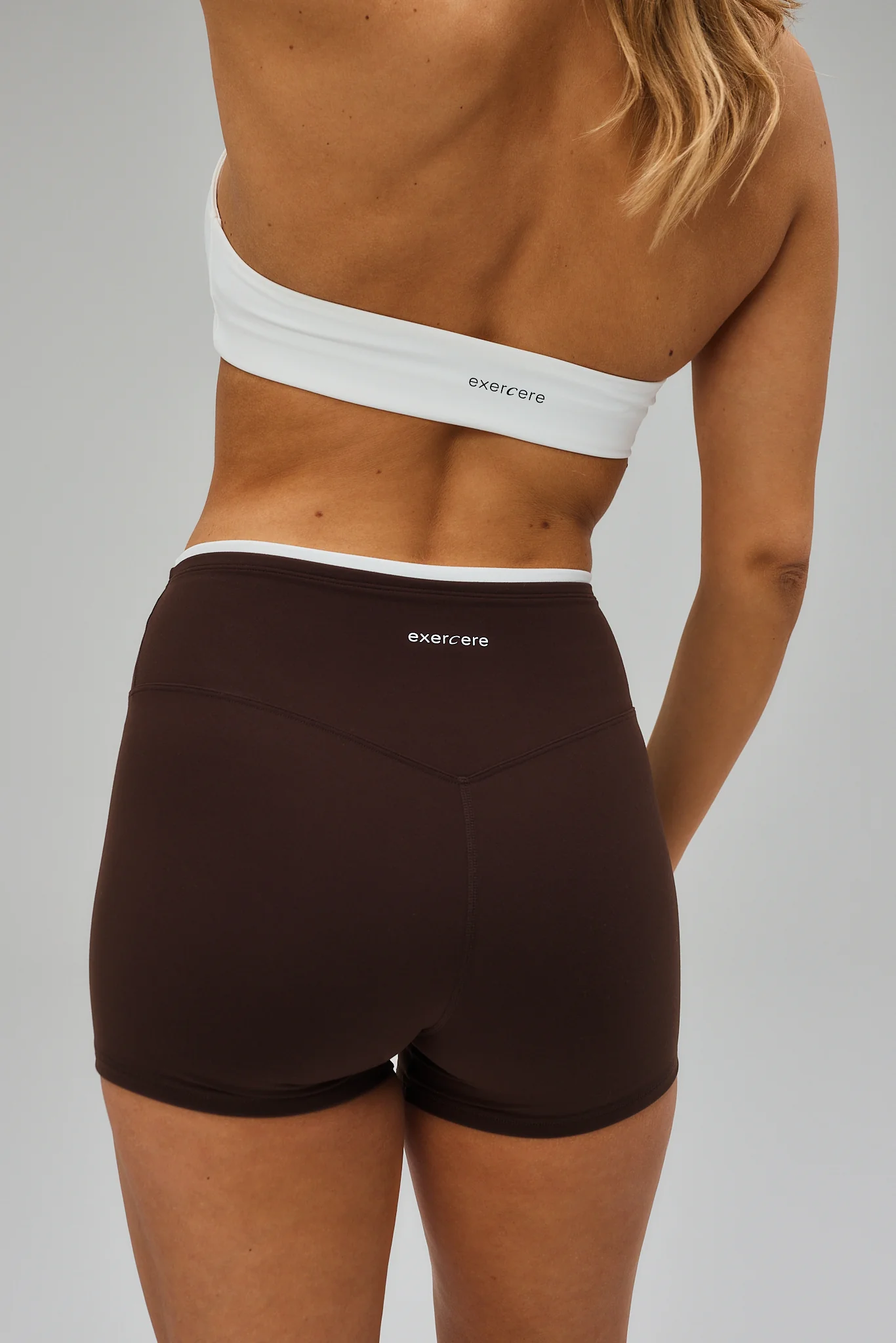 Double Lining Mini Fleek Shorts - Pecan Brown - Image 9
