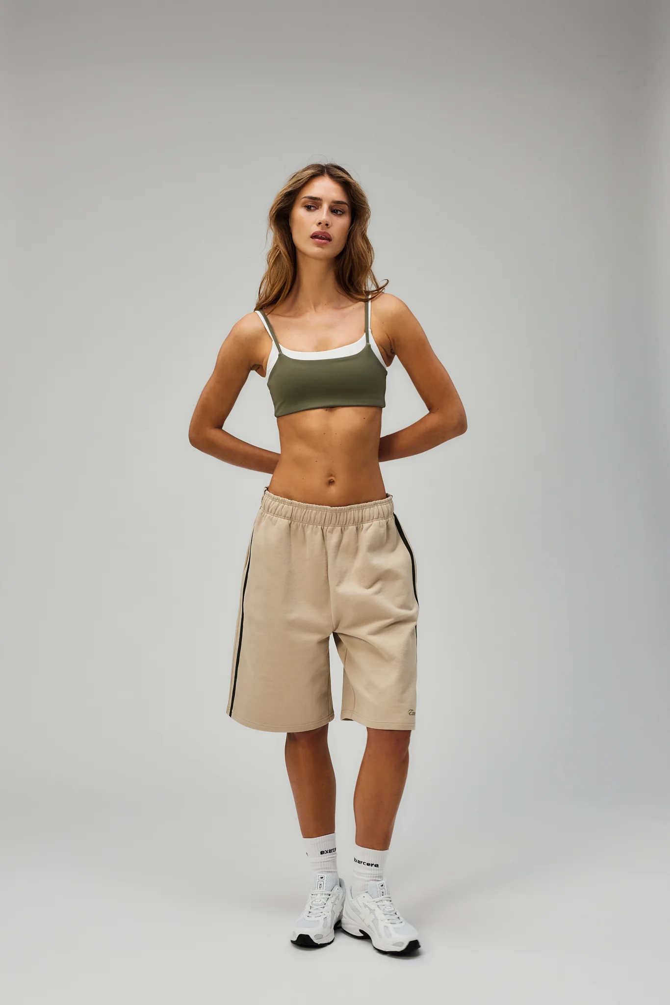 Drift Sweat Shorts - Sandstone - Image 6