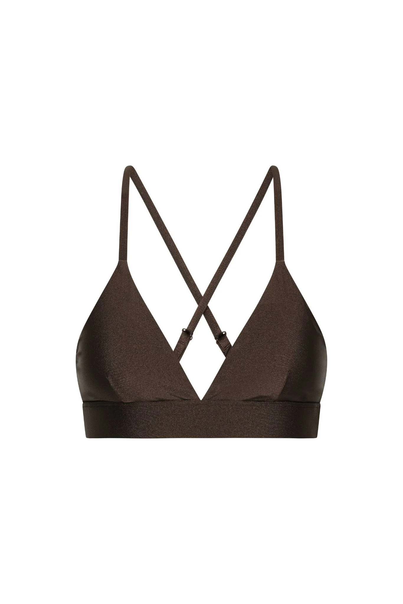Line Bra - Glossy Pecan Brown - Image 7