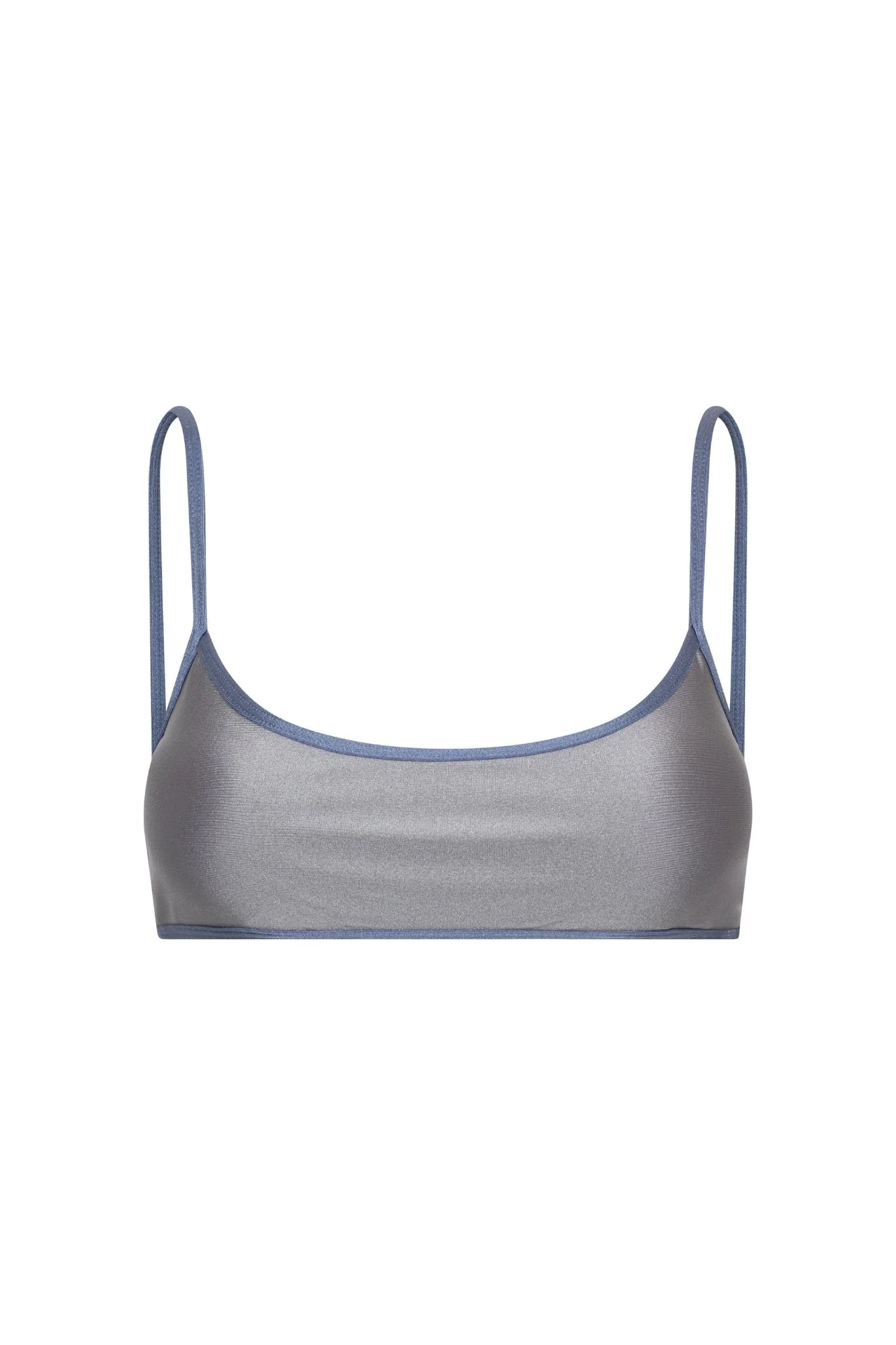 Luna Bra - Glossy Silver Shadow - Image 7