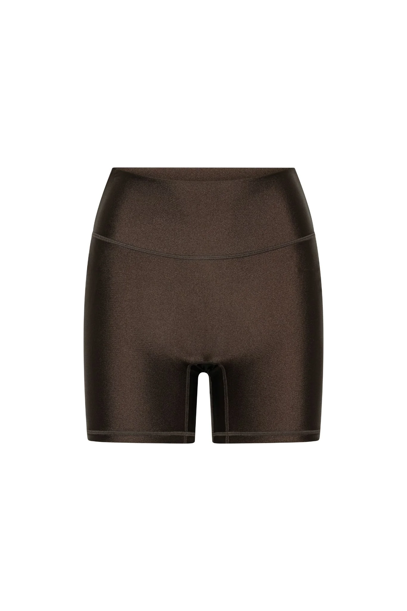 Mini Fleek Shorts - Glossy Pecan Brown - Image 6