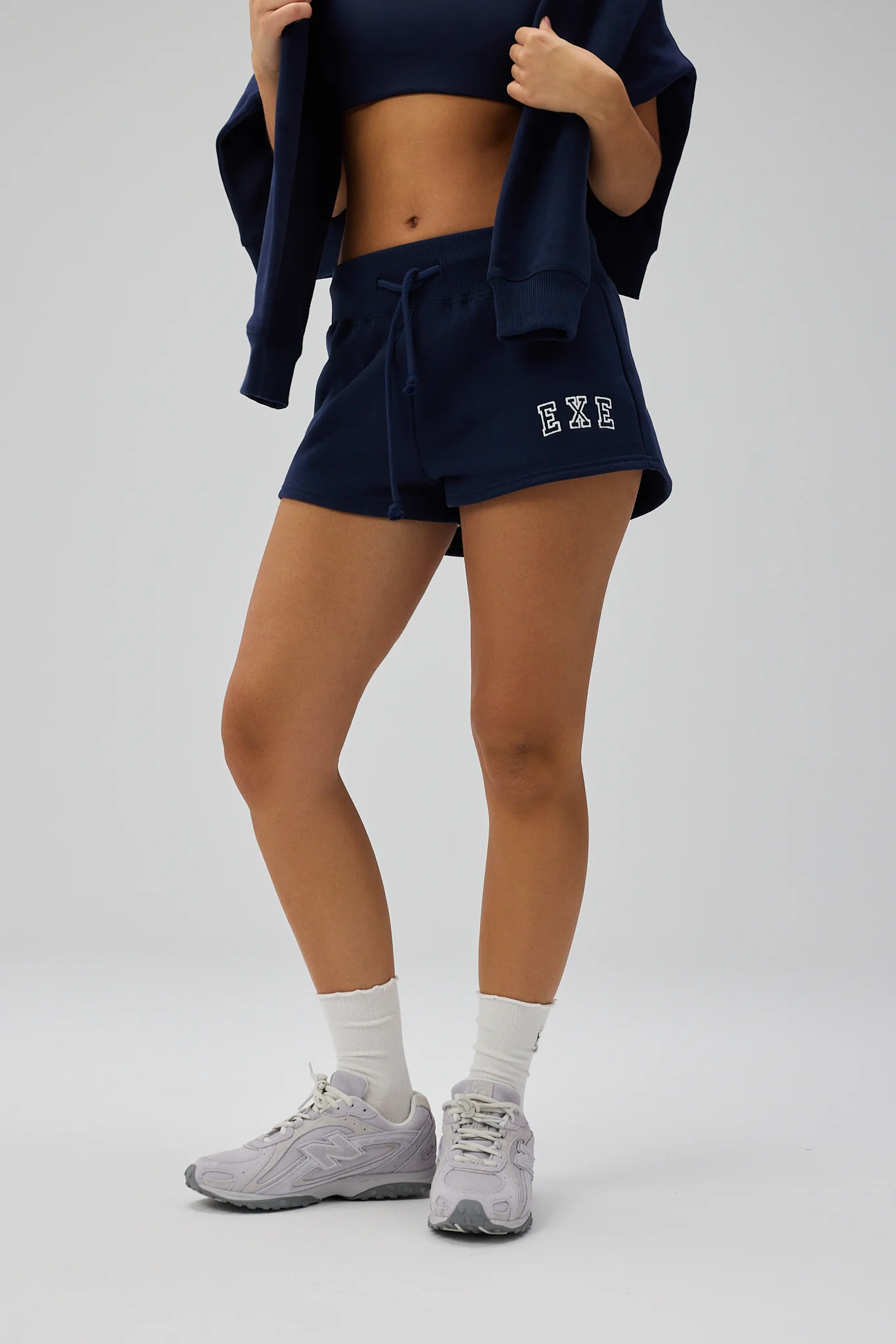 Mini Sweatshorts - Navy - Image 2