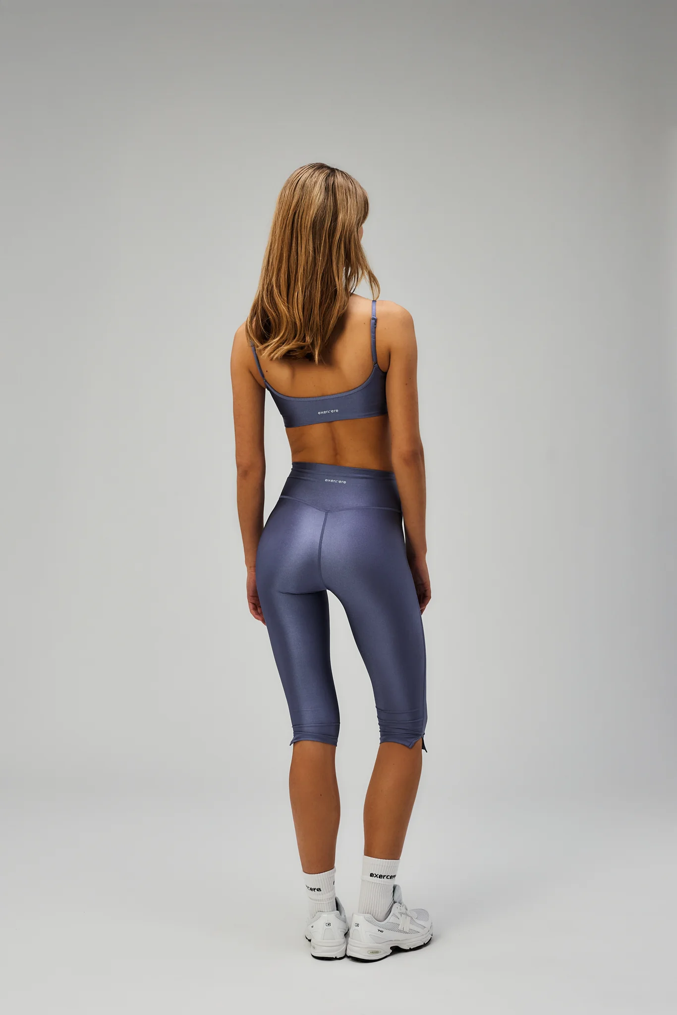 Neaty Capri Tights - Glossy Meadow Blue - Image 3