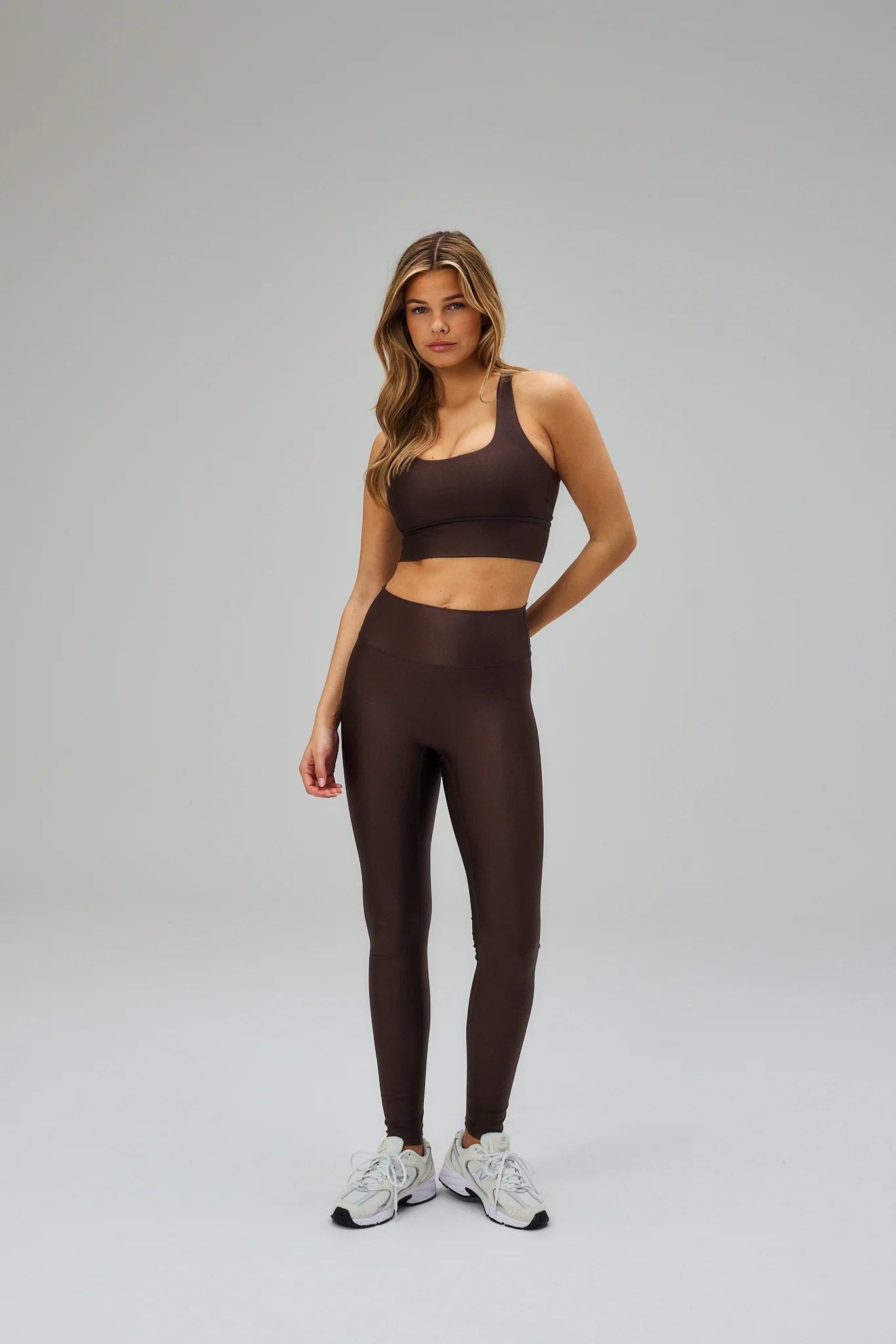 Neaty Tights - Glossy Pecan Brown - Image 2