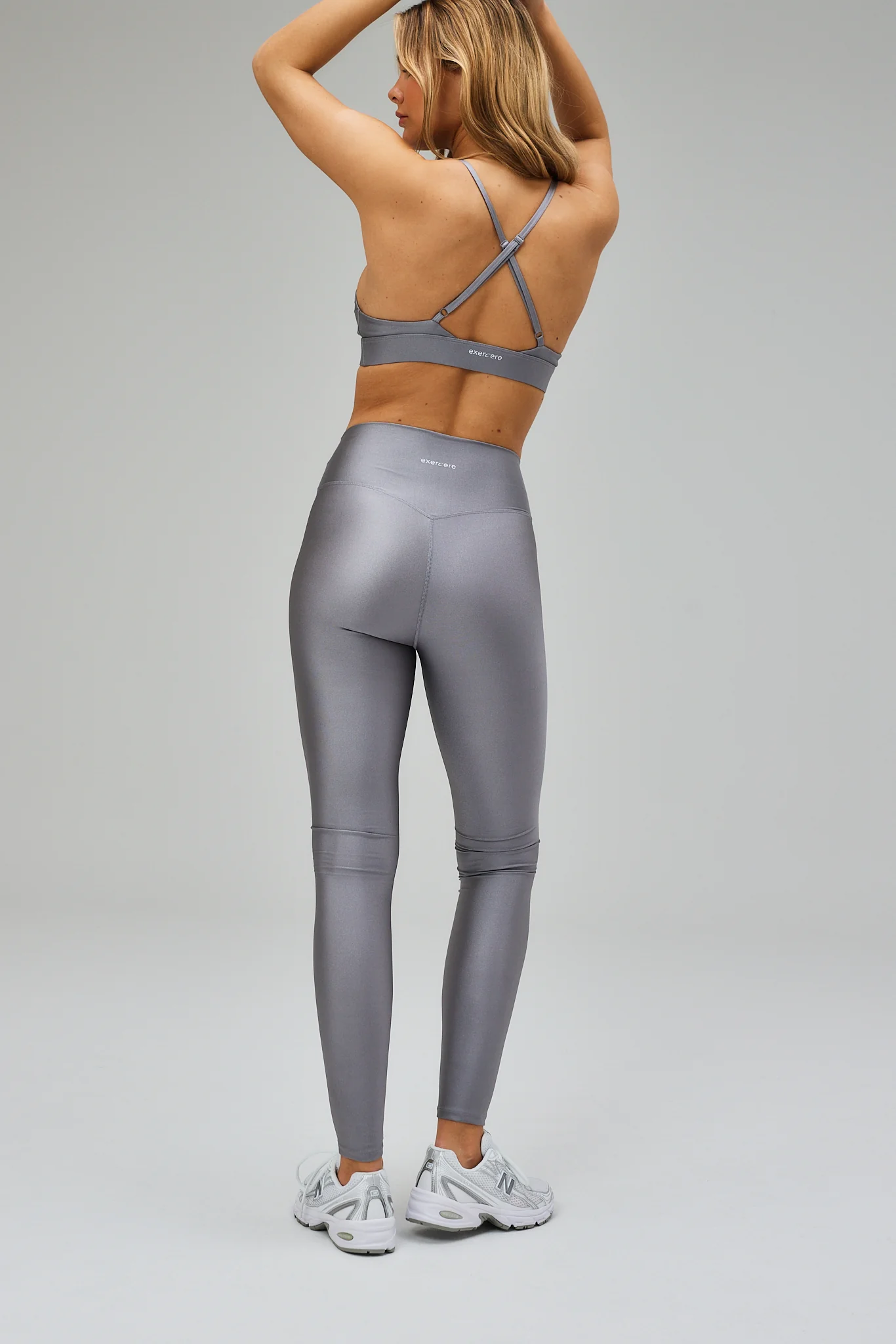 Neaty Tights - Glossy Silver Shadow - Image 3