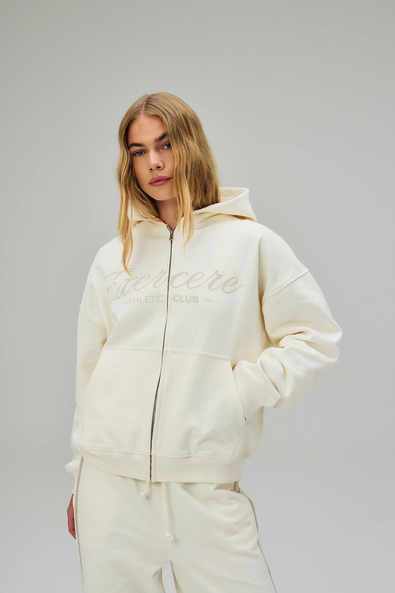 Scripted Hoodie - Off White