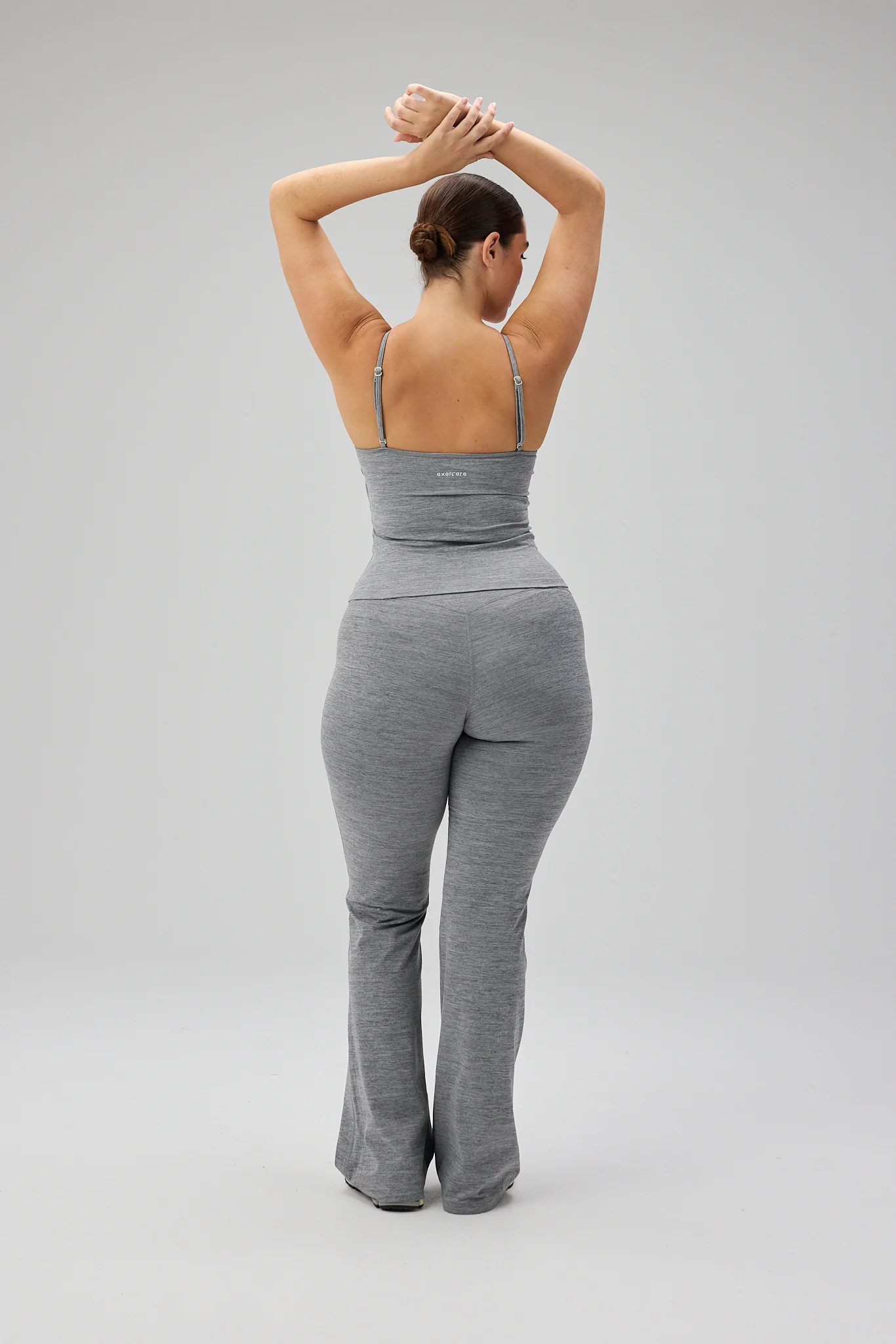 Scrunch Tank Top - Grey Melange - Image 4