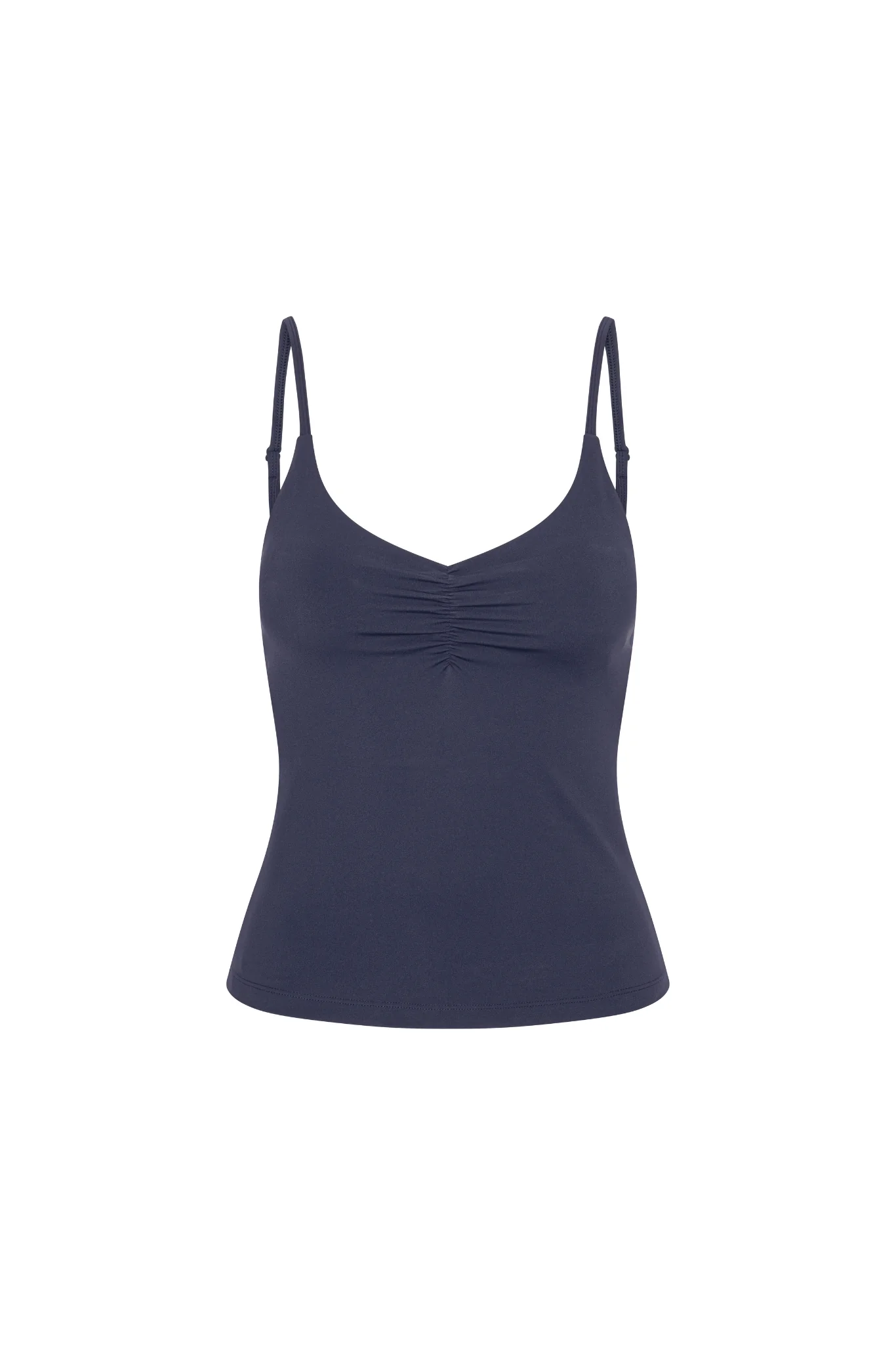 Scrunch Tank Top - Navy - Image 5