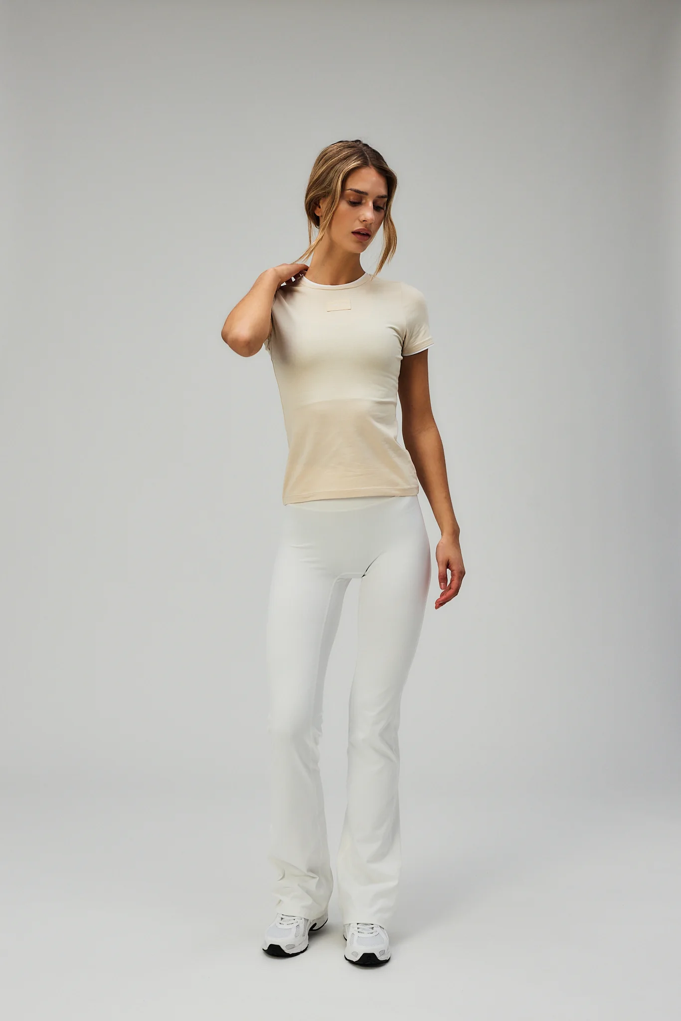 Soft Lifestyle Tee - Creme - Image 5