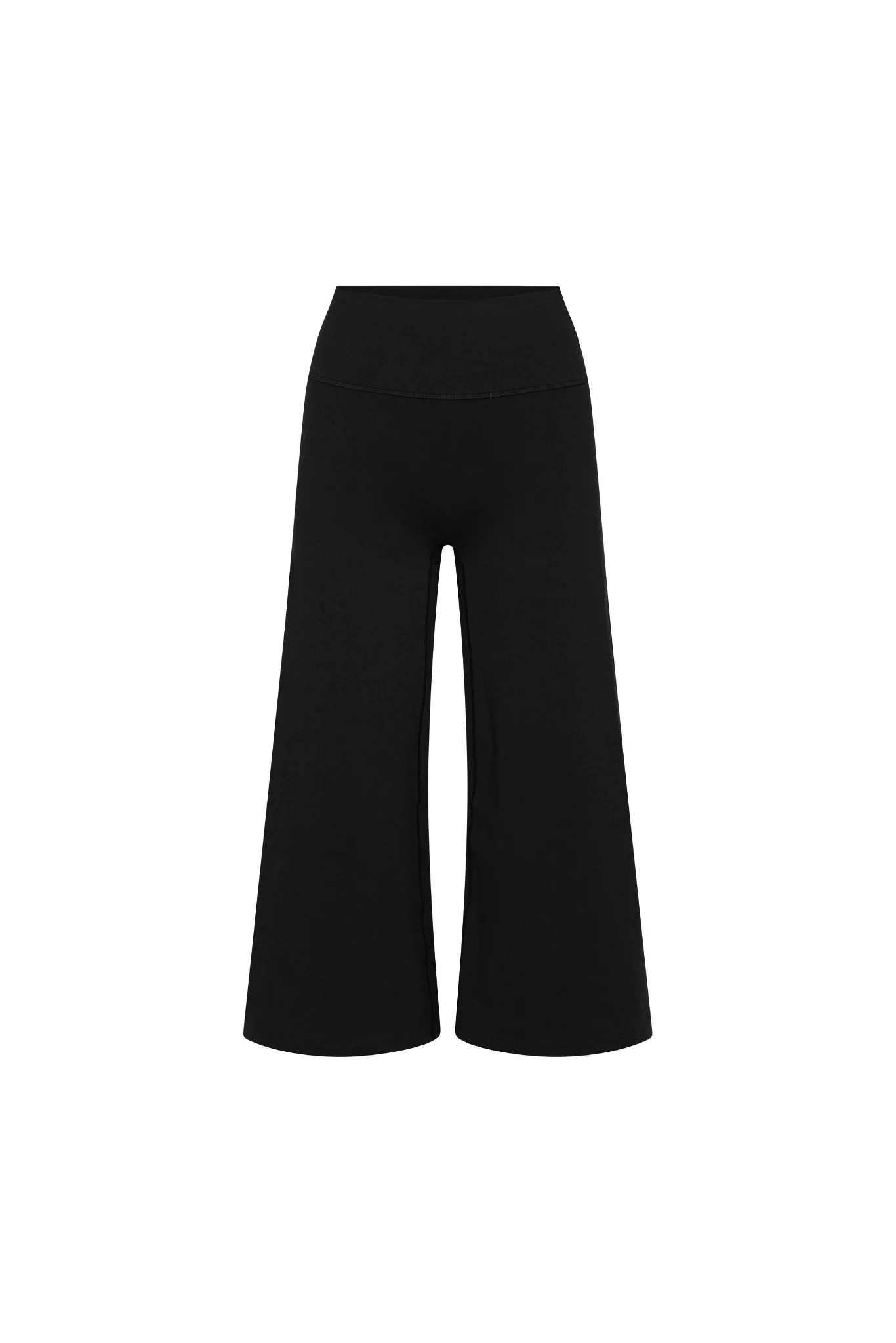 Wide Leg Capris - Black - Image 6