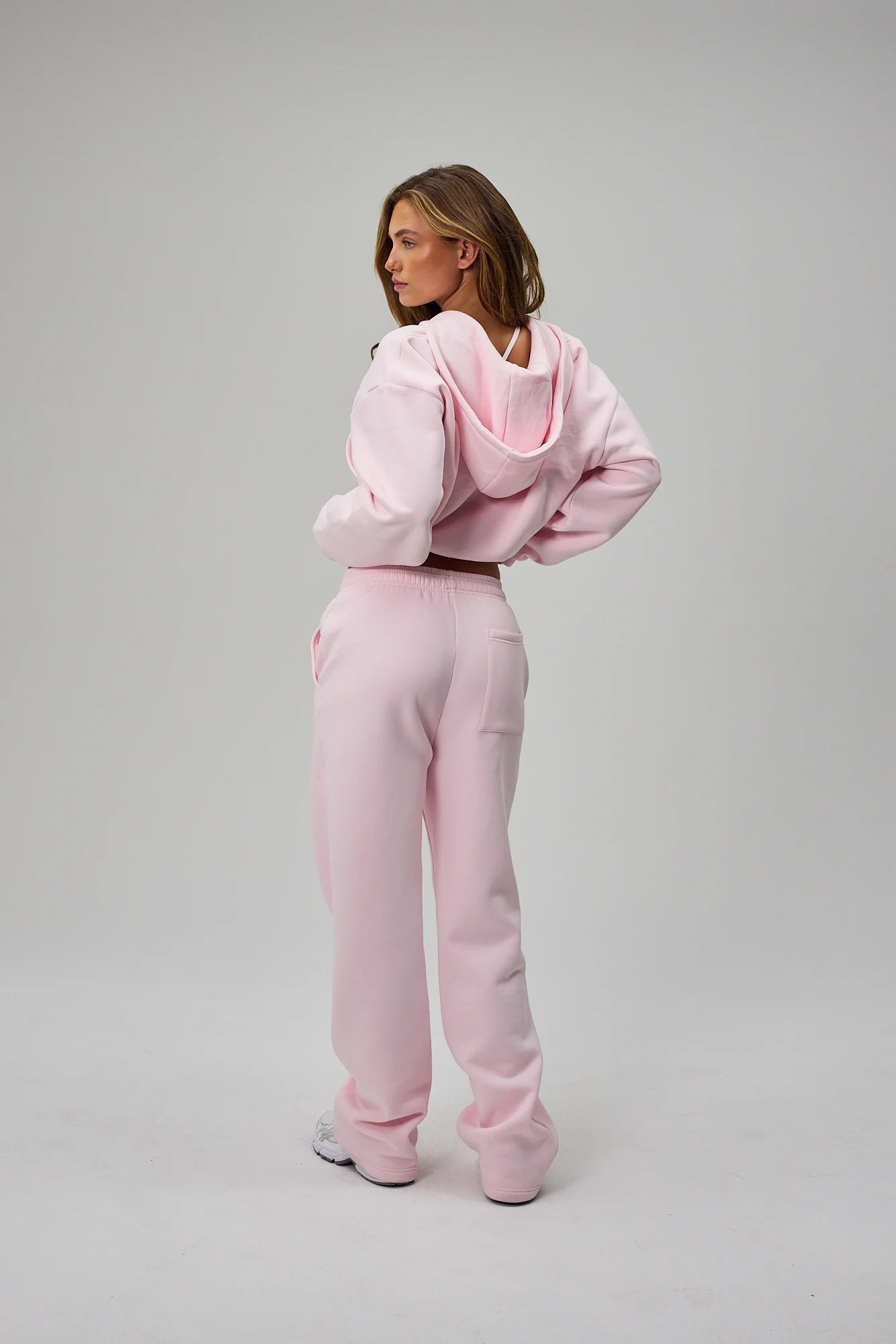 Wide Sweatpants - Soft Pink - Image 9