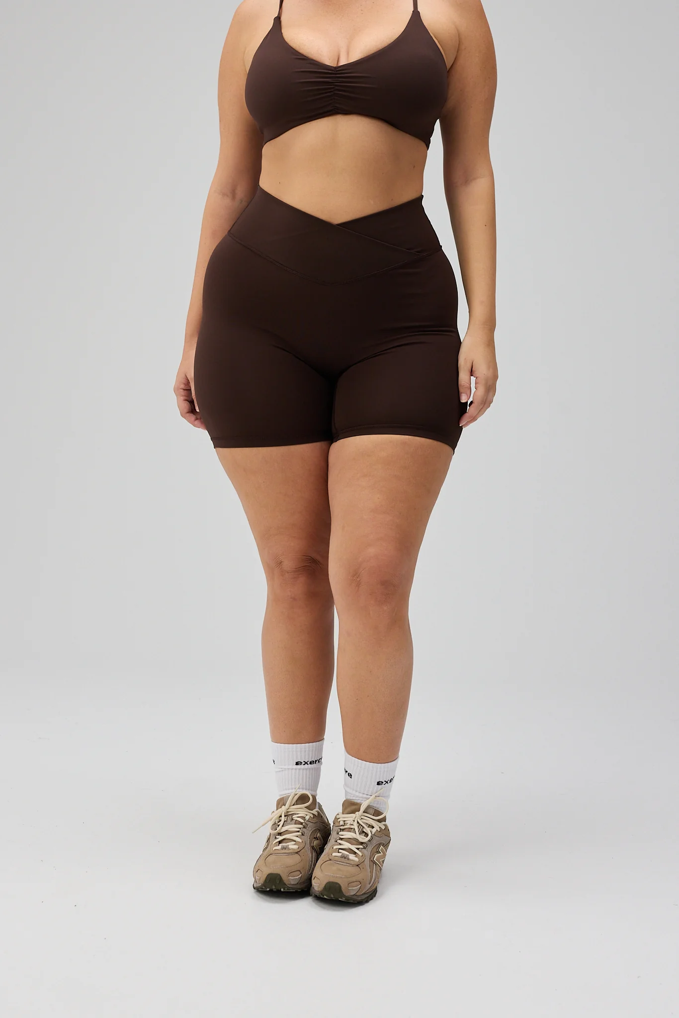 Wrap Shorts - Pecan Brown - Image 3